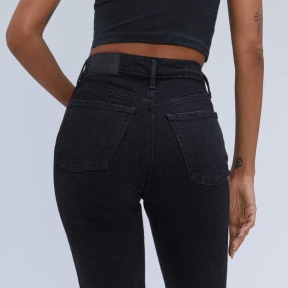 Everlane Original Cheeky Jean Low-Stretch Coal Black NWT - Picture 14 of 14
